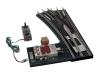 std gauge 72" left switch black base