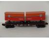 2006 TTOS O-27 Southern Pacific flatcar with two trailers (used)<br /><strong>Scale:</strong> 3-Rail O gauge semi-scale