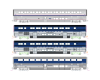 Amtrak® Pacific Surfliner® 4 Car Add-on Set With Interior Lighting