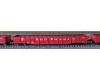 Great Northern heavily dented 52'6" 15-panel mill gondola #72873