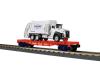 Donald J. Trump flatcar with garbage truck