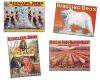 Ringling Bros. tin sign replica 4-pack
