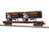 Chesapeake & Ohio flatcar with two Timken PUP trailers