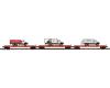 Donald J. Trump flatcar with truck load 3-pack