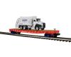 Donald J. Trump flatcar with garbage truck