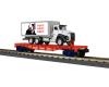 Donald J. Trump flatcar with box truck
