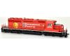 Canadian Pacific (golden beaver) SD40-2 #5778 with LokSound