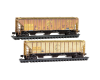 CSX weathered covered hopper 2-pack