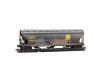 Kansas City Southern weathered covered hopper 3-pack