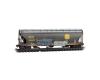 Kansas City Southern weathered covered hopper 3-pack