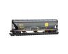 Kansas City Southern weathered covered hopper 3-pack