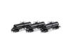 Union Tank Car Co. black UTC 13,600 gallon acid tank car 3-pack