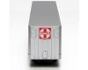 Santa Fe 40' Fruehauf fluted side volume van #F40683R