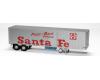 Santa Fe 40' Fruehauf fluted side volume van #F40683R