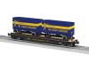 Alaska Railroad TOFC flatcar #12706 with two trailers