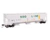 Soo Line Trinity 4750 3-Bay Covered Hopper #74552