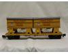 Union Pacific flatcar with two trailers (used)