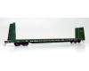 British Columbia Railway-Dark Green MIL Bulkhead Flat Car #866698
