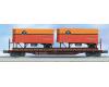Southern Pacific PS-4 flatcar with trailers (used)