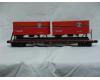 Southern Pacific PS-4 flatcar with trailers (used)