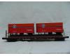 Southern Pacific PS-4 flatcar #563220 with trailers
