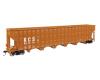Kansas City Southern 73' Greenville 7,000 CF Wood Chip Hopper #503151