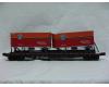 Southern Pacific PS-4 flatcar #563221 with trailers