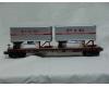 Southern Pacific flatcar #142570 with trailers (used)