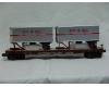 Southern Pacific flatcar #142576 with trailers (used)