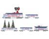 White Christmas Delivery Train Set