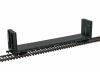 British Columbia Railway (BC Rail) 51'6" bulkhead flatcar #19007