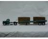Mack LJ flatbed with hay load
