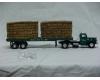 Mack LJ flatbed with hay load
