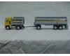 Formula Shell 1995 Shell Oil Company die cast tanker truck and trailer