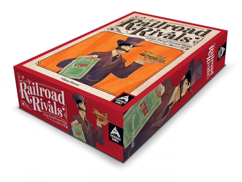 Railroad Rivals Strategy Board Game Standard Edition Forbidden Games FRB-1100 