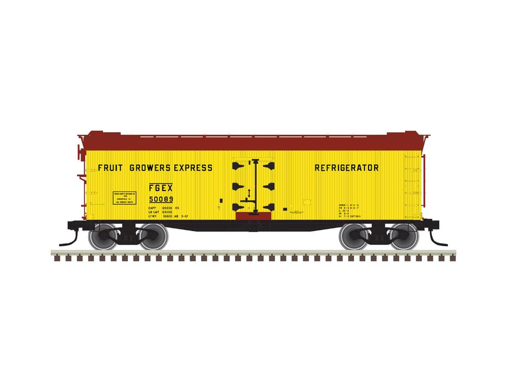 3001574-2 Fruit Growers Express 40' rebuilt wood reefer #50098, The Western Depot