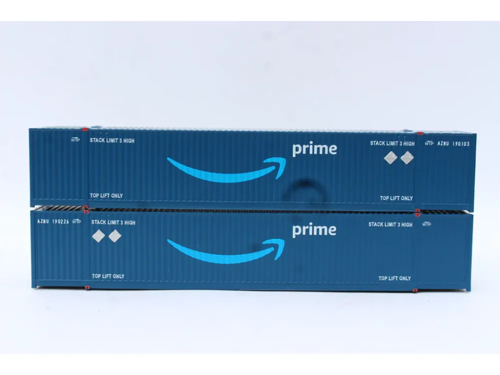 537094 Amazon Prime 53' 8-55-8 corrugated containers set #5, The Western  Depot