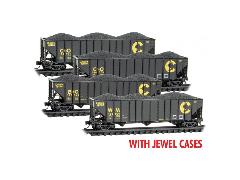 Bundle of 2024 8 N Scale Coal Hoppers Atlas Norfolk Southern