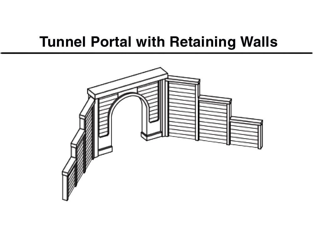 Lionel O Tunnel Portals (2)